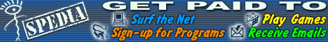 Spedia distributes a percentage of the revenues it generates from advertisers to its members. We display ad banners on our proprietary bar. You use our services and collect your cash every month. There is no limit to the amount of money you can make.